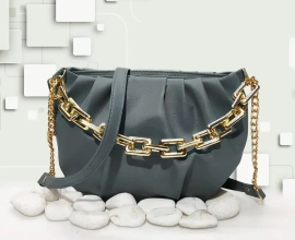 Women’s Plain Saddle Crossbody Bag